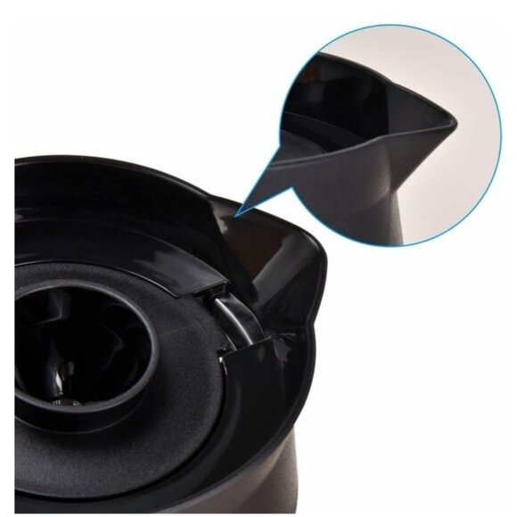 12 Cups Coffee Pot Replacement for Ninja CPF301 Brand New Clear Glass & Black - Picture 3 of 6